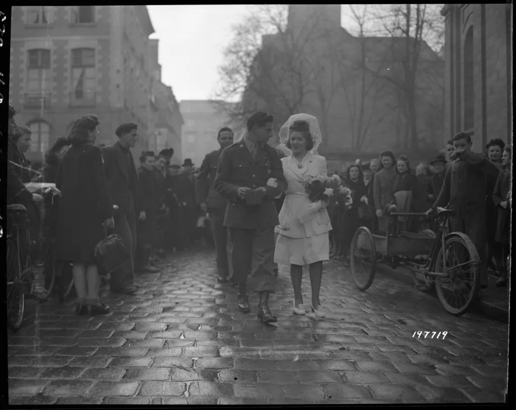 Le premier couple franco-américain après le Débarquement : le mariage d'une rennais avec un soldat américain